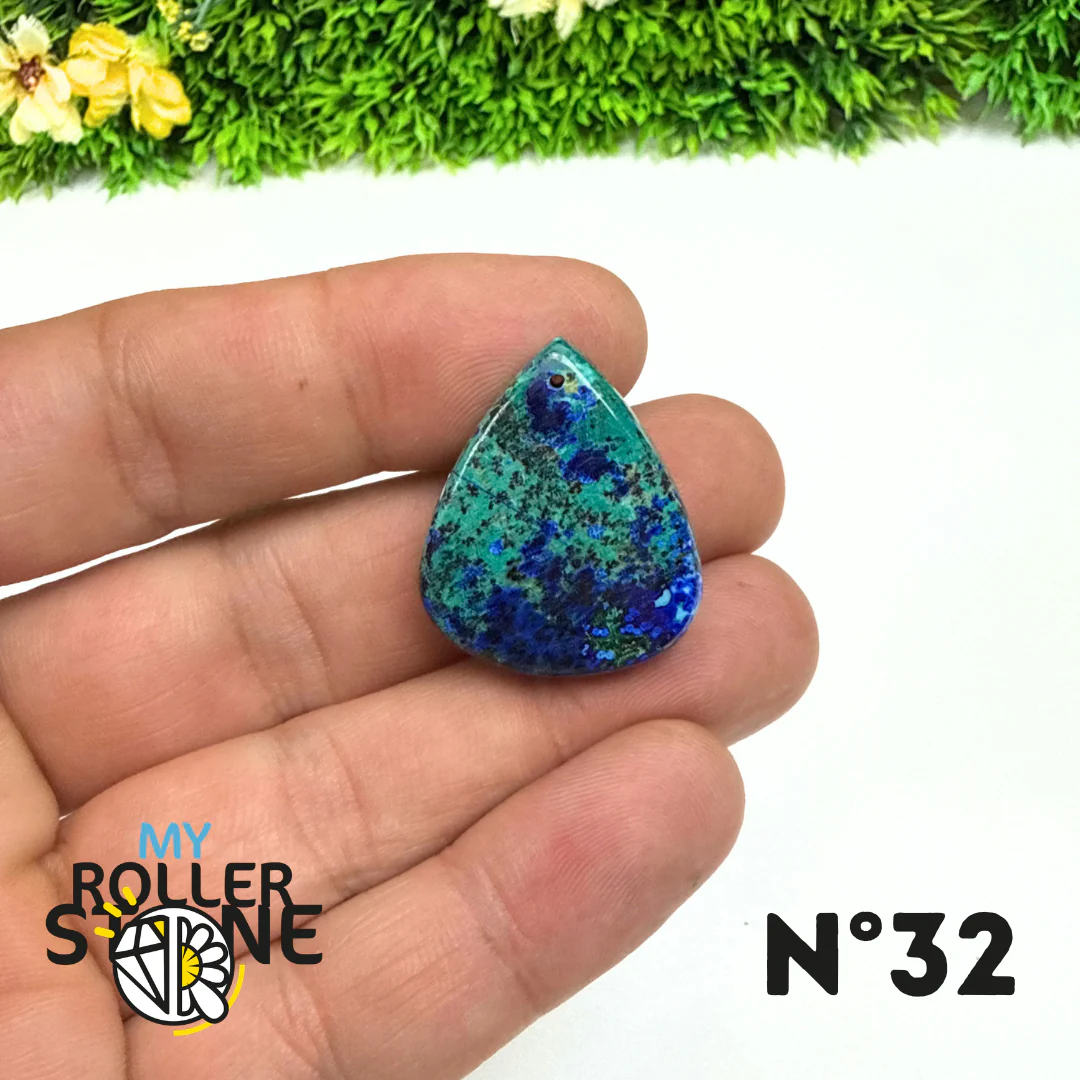 Pendentif Azurite Malachite 5A - Image 34