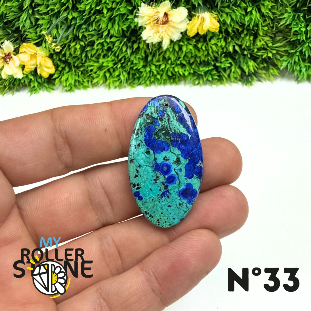 Pendentif Azurite Malachite 5A - Image 35