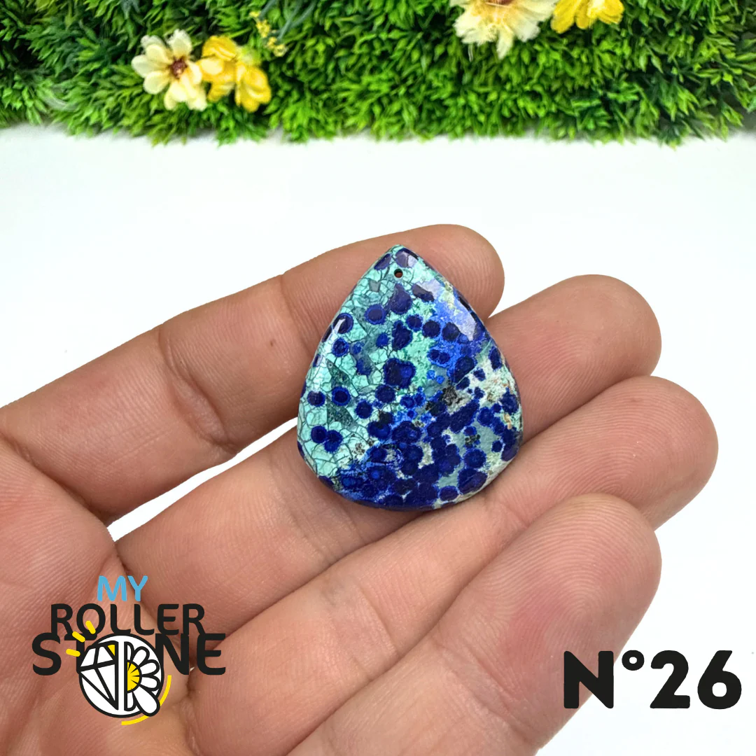 Pendentif Azurite Malachite 5A - Image 43