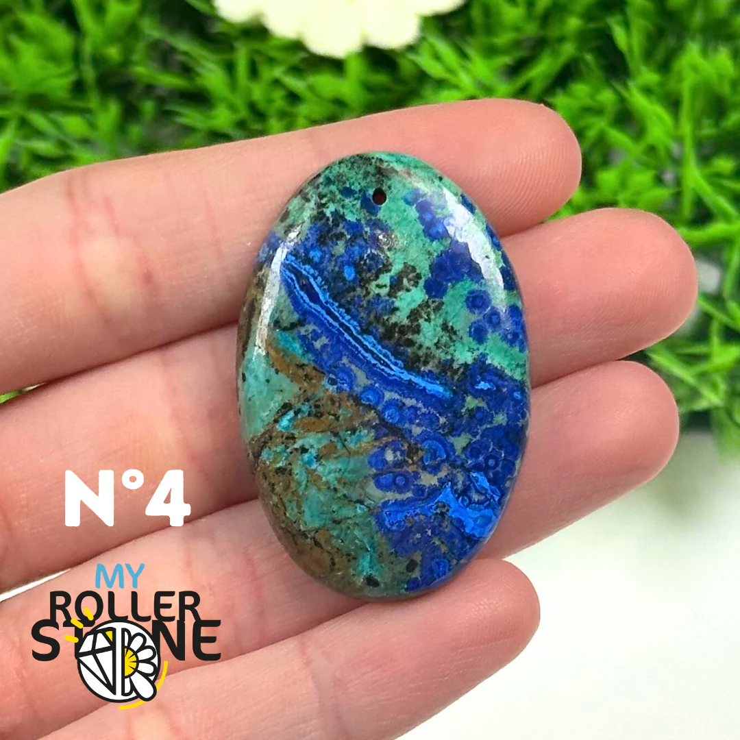 Pendentif Azurite Malachite 5A - Image 6