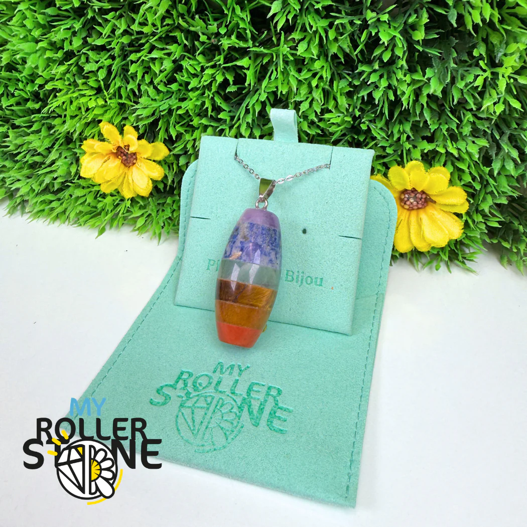 Pendentif Baril Pierre 7 chakras - Image 3