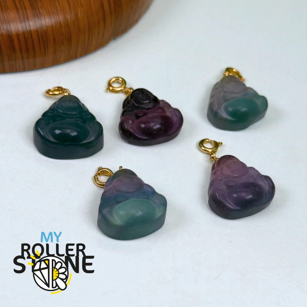 Pendentif bouddha fluorite - Image 3