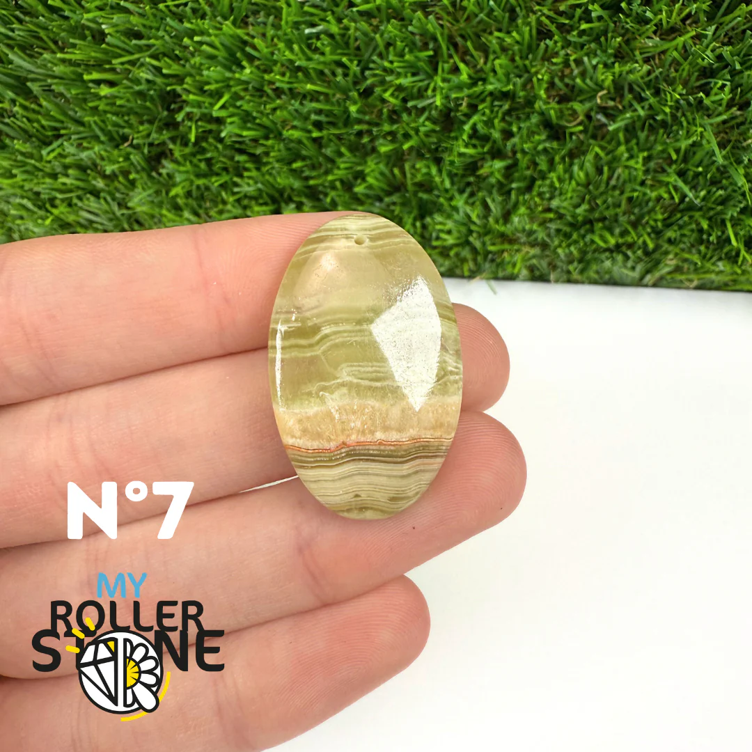 Pendentif Calcite Verte 5A Percé - Image 9