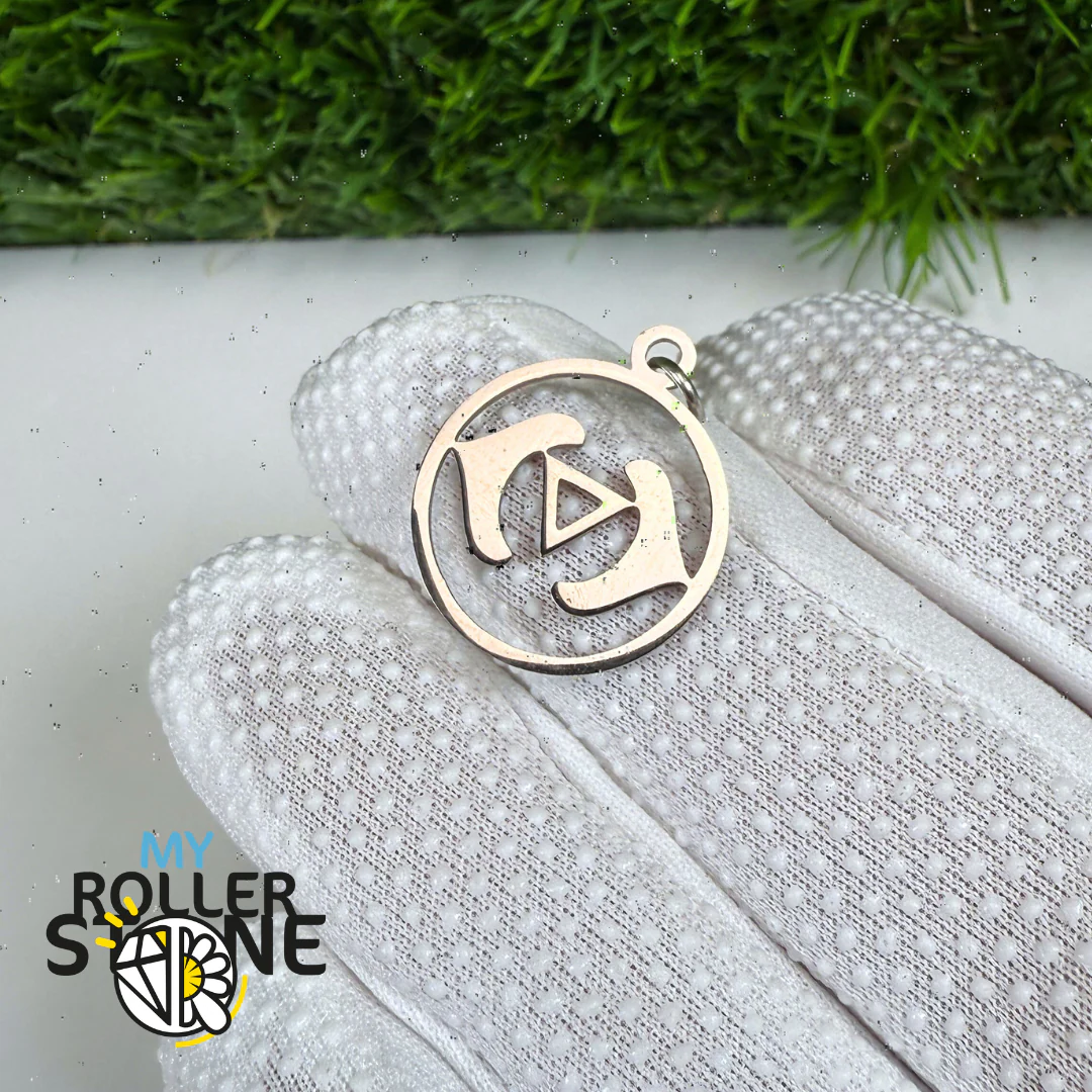 Pendentif chakra acier inoxydable argenté (7 variantes) - Image 4