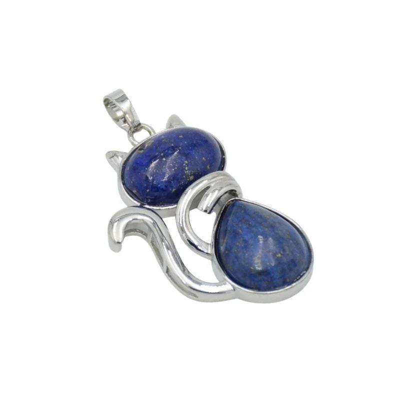 Pendentif chat pierre - Image 7