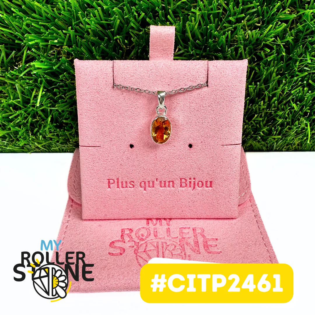 Pendentif Citrine Argent 925 (CITP2461)