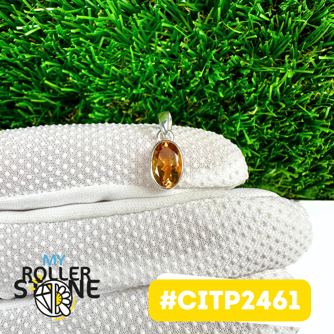 Pendentif Citrine Argent 925 (CITP2461) - Image 2