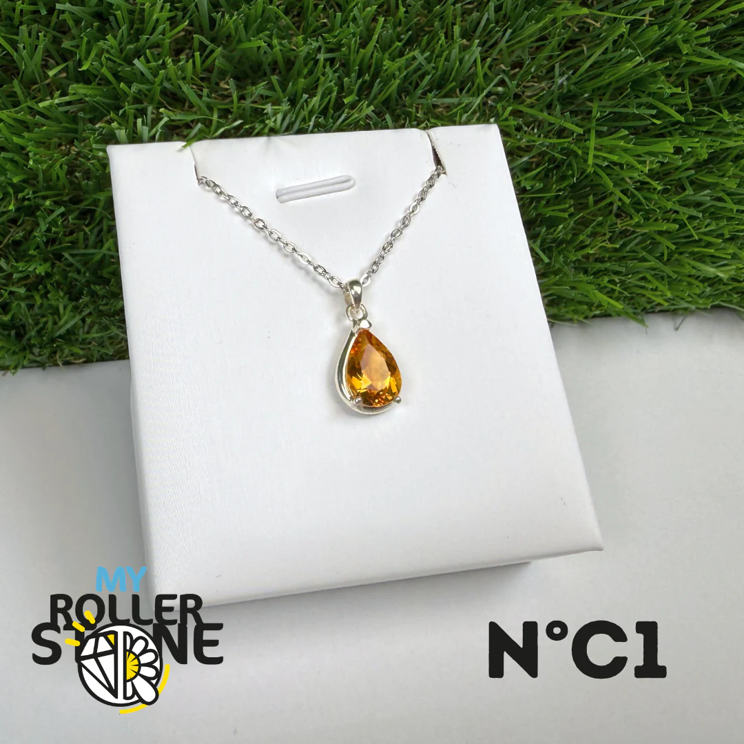 Pendentif Citrine du Brésil Argent 925 #1