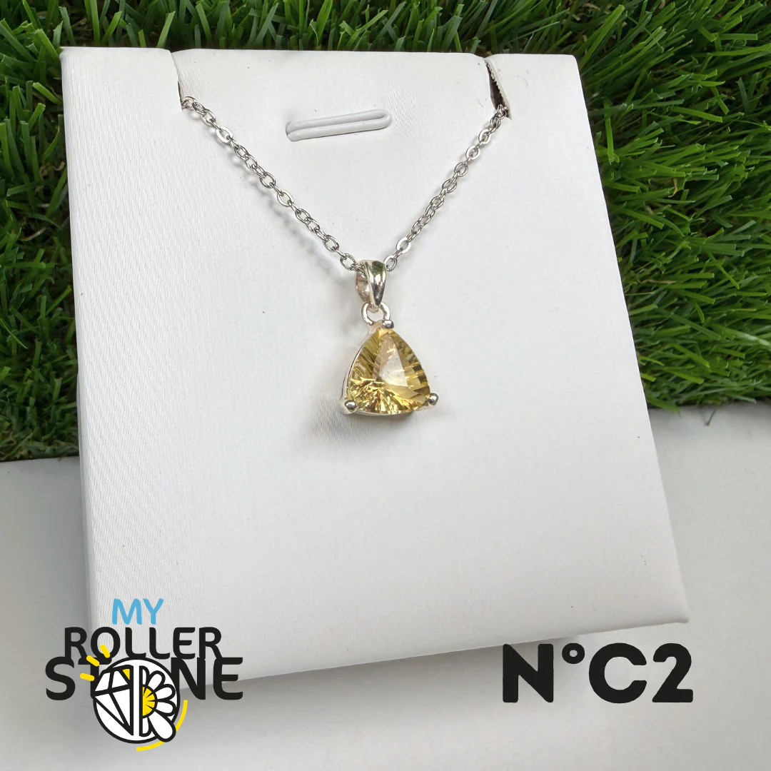 Pendentif Citrine du Brésil Argent 925 #2 - Image 2
