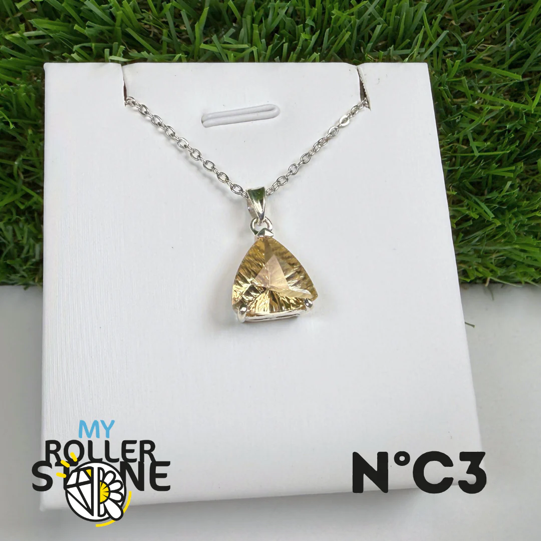 Pendentif Citrine du Brésil Argent 925 #3