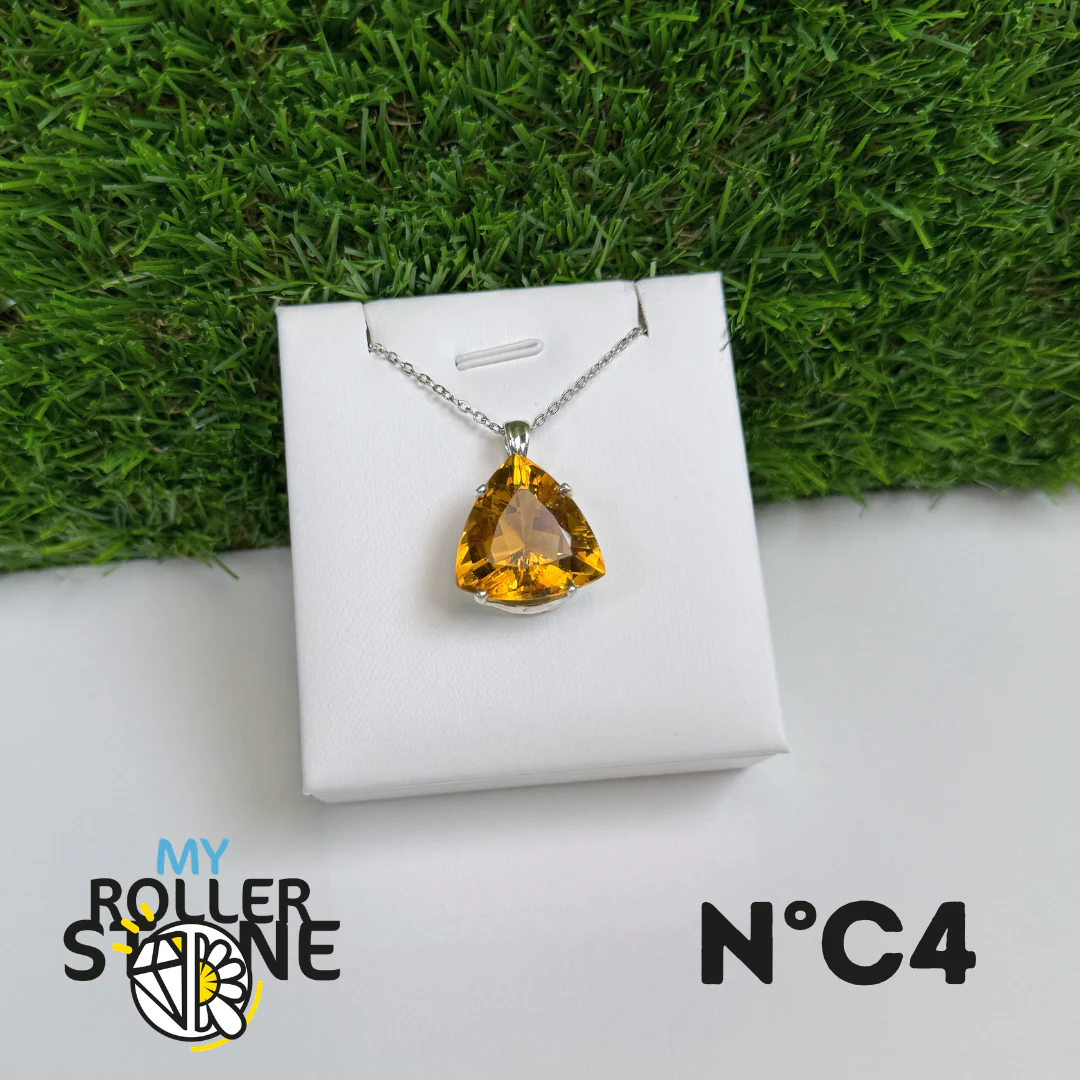 Pendentif Citrine du Brésil Argent 925 #4 - Image 3