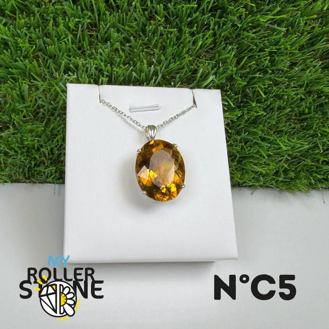 Pendentif Citrine du Brésil Argent 925 #5 - Image 2