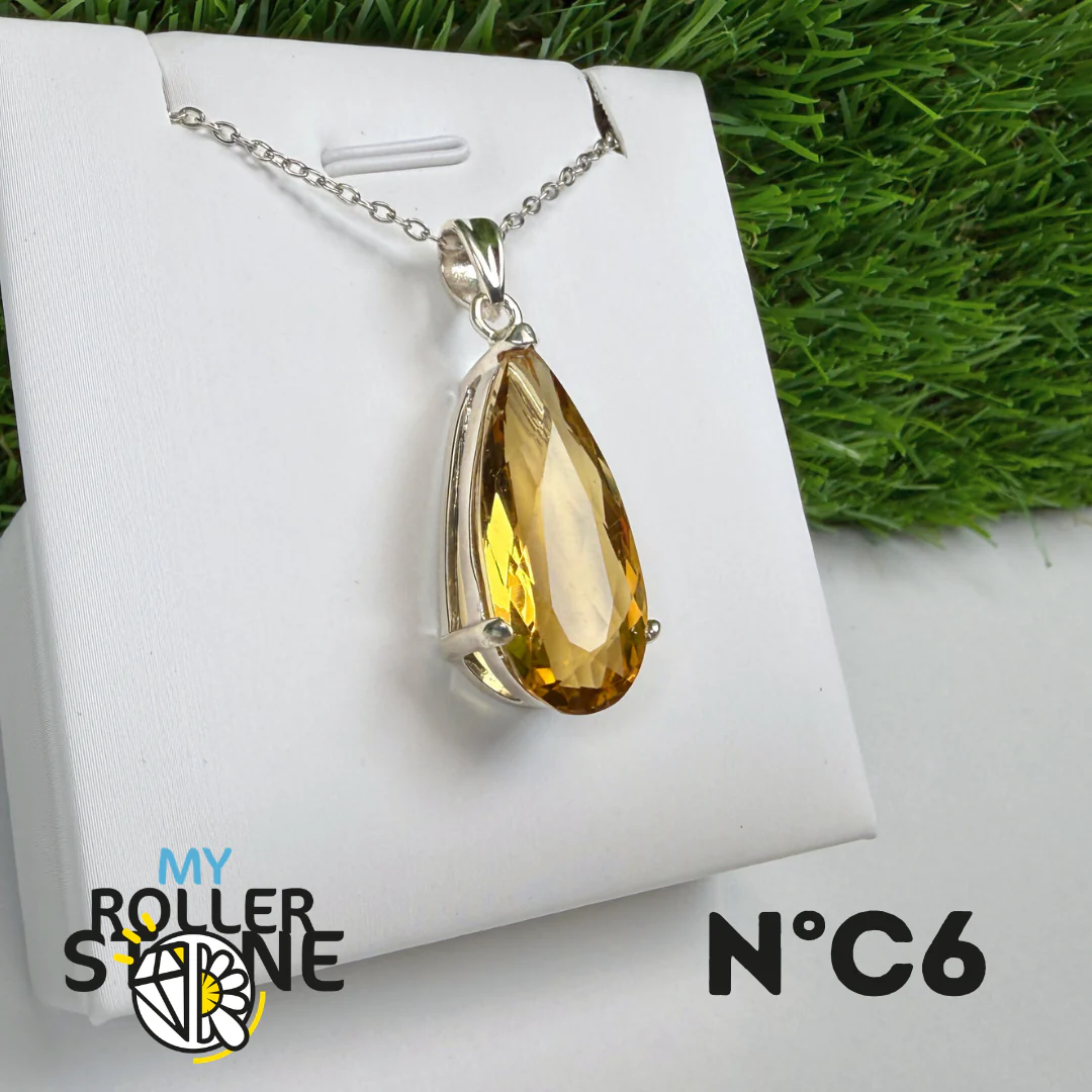 Pendentif Citrine du Brésil Argent 925 #6 - Image 2