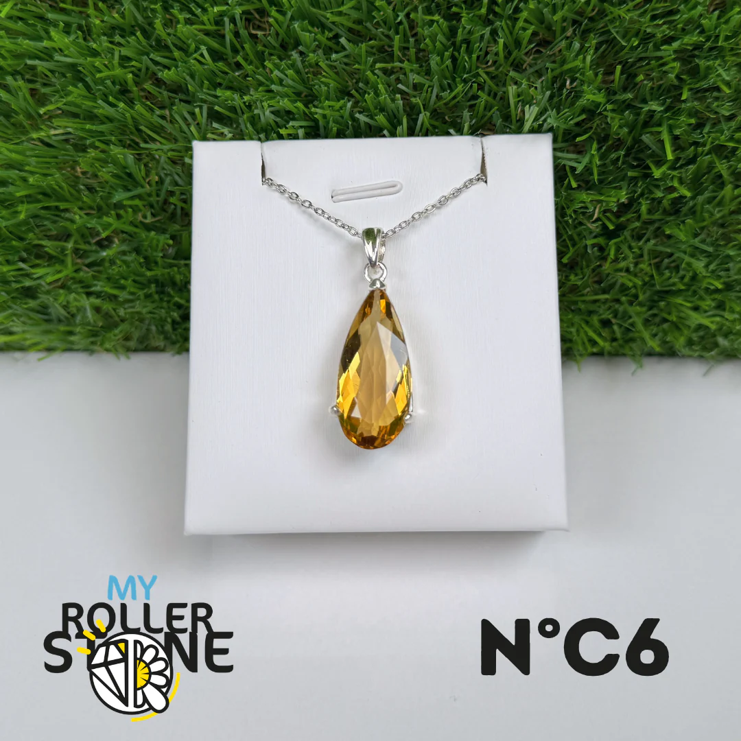 Pendentif Citrine du Brésil Argent 925 #6 - Image 3