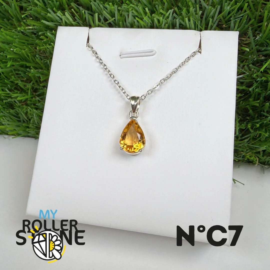 Pendentif Citrine du Brésil Argent 925 #7 - Image 2