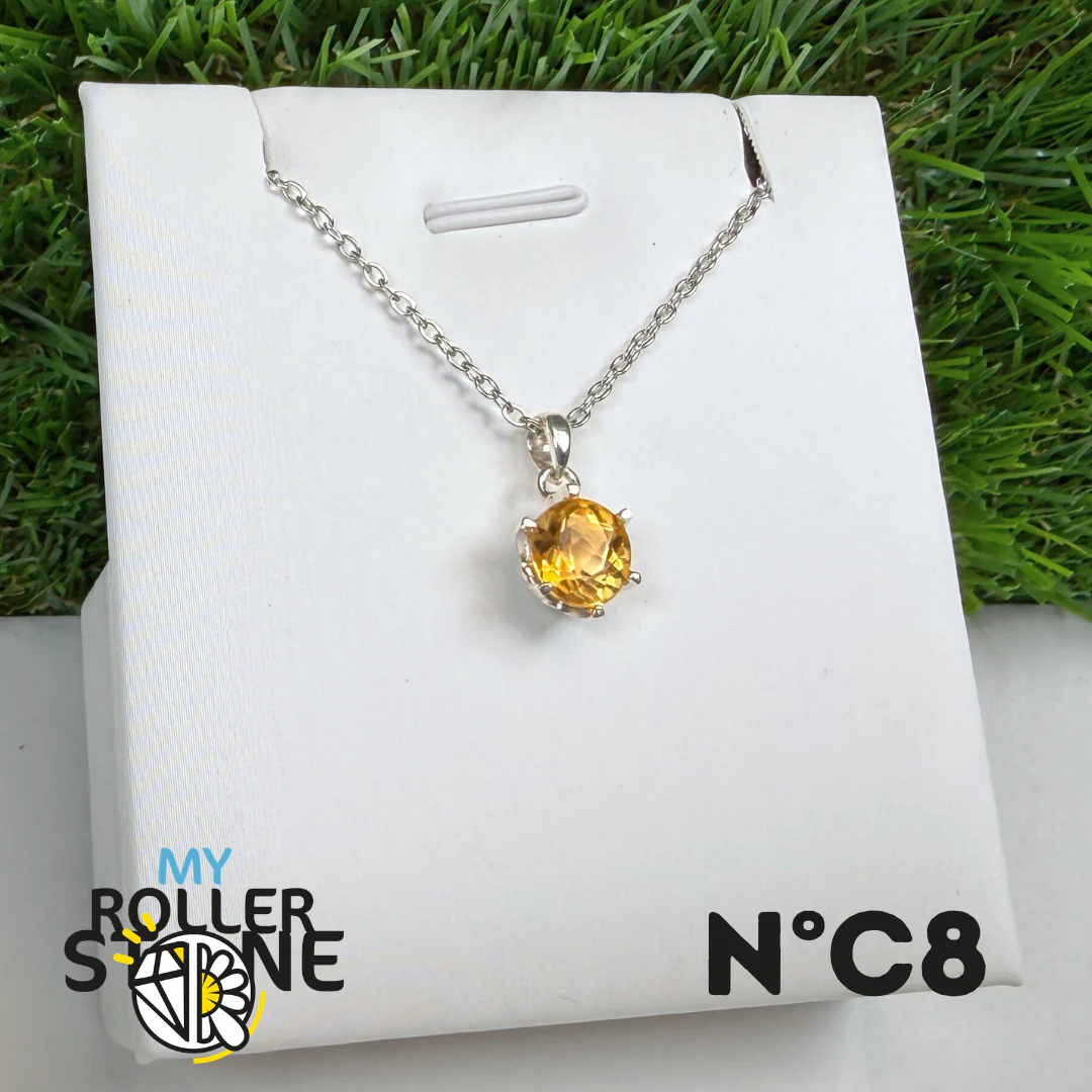 Pendentif Citrine du Brésil Argent 925 #8 - Image 2