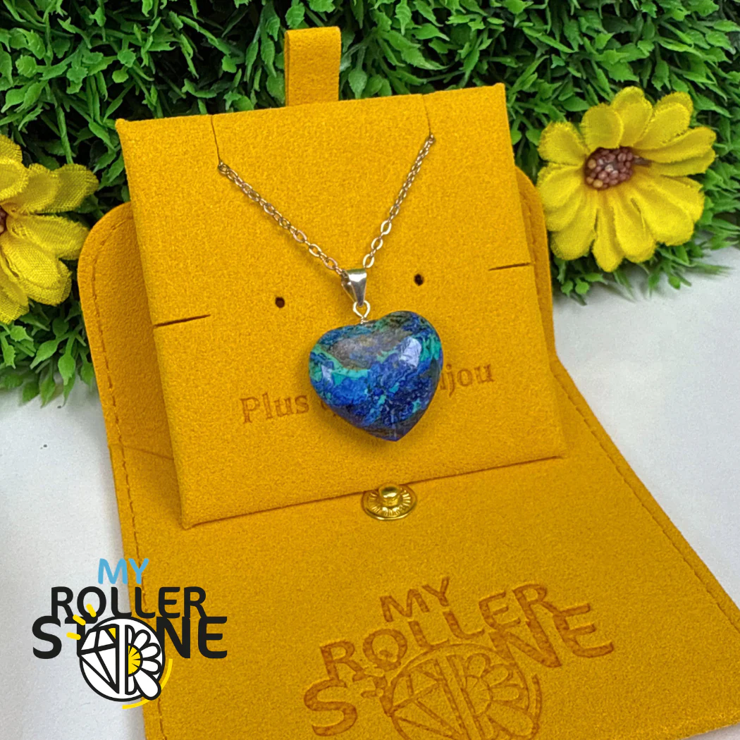 Pendentif Coeur Azurite - Image 2