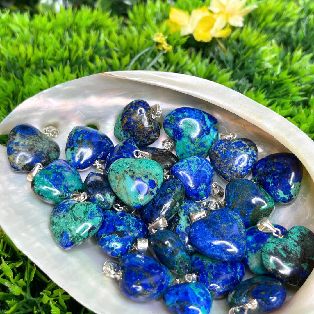 Pendentif Coeur Azurite - Image 3