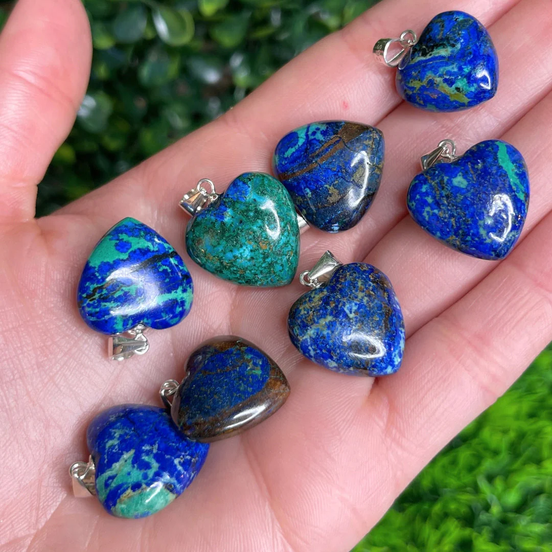 Pendentif Coeur Azurite - Image 4