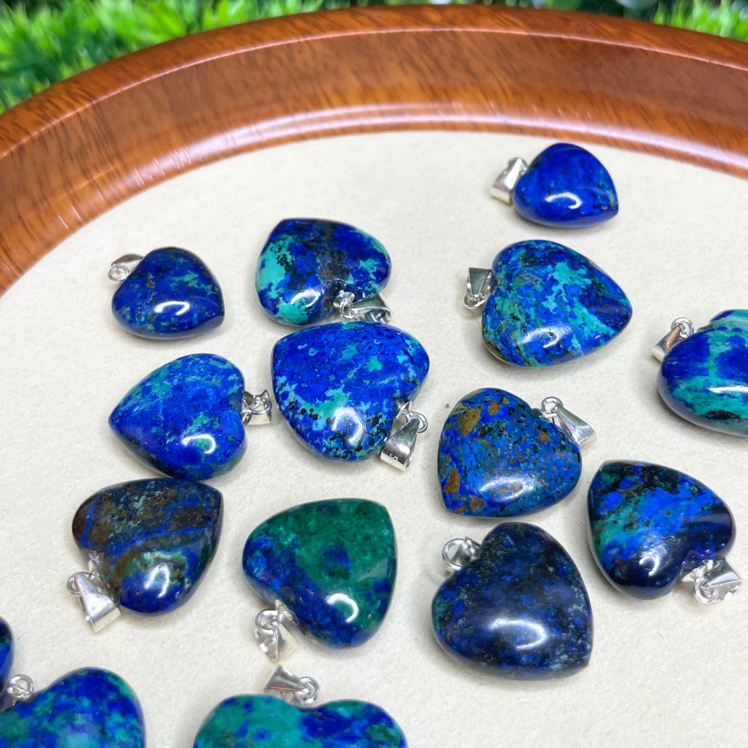 Pendentif Coeur Azurite - Image 5