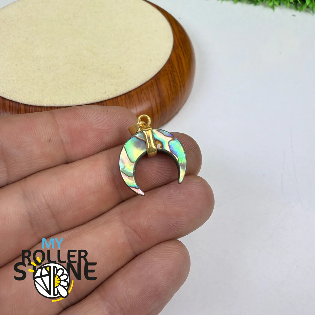 Pendentif Corne Coquille d'Ormeau