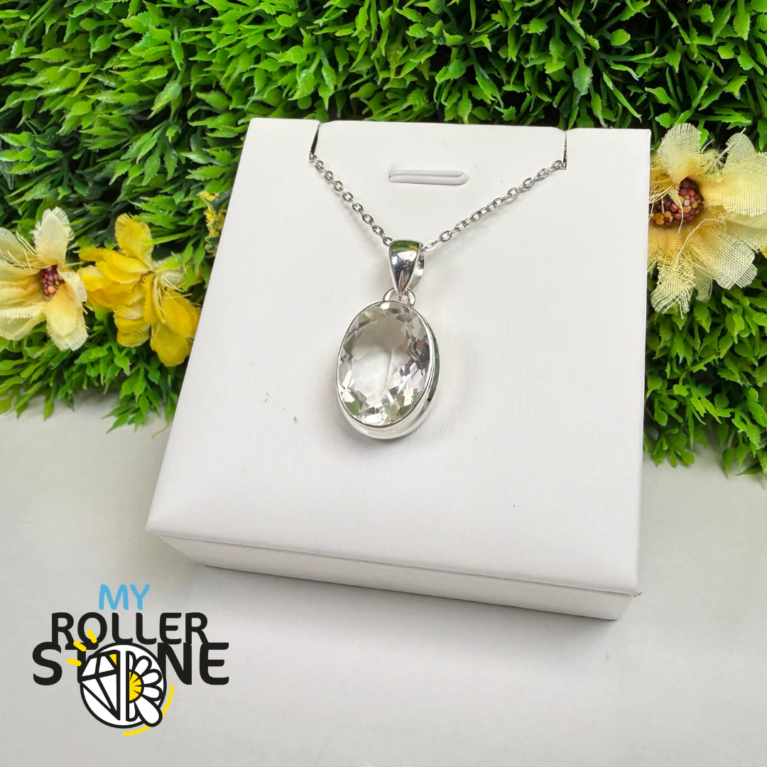 Pendentif Cristal de Roche Argent 925 – CRYP1867