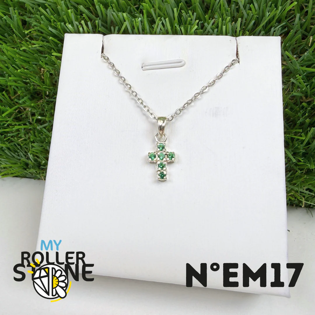 Pendentif Émeraude du Brésil Argent 925 #EM17