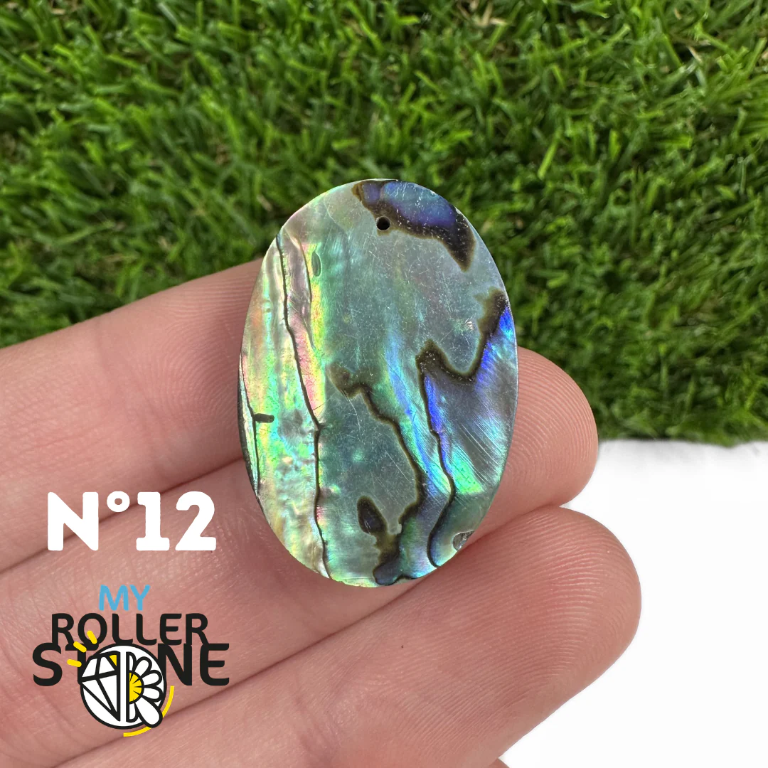 Pendentif en Abalone Forme Libre 5A - Image 15