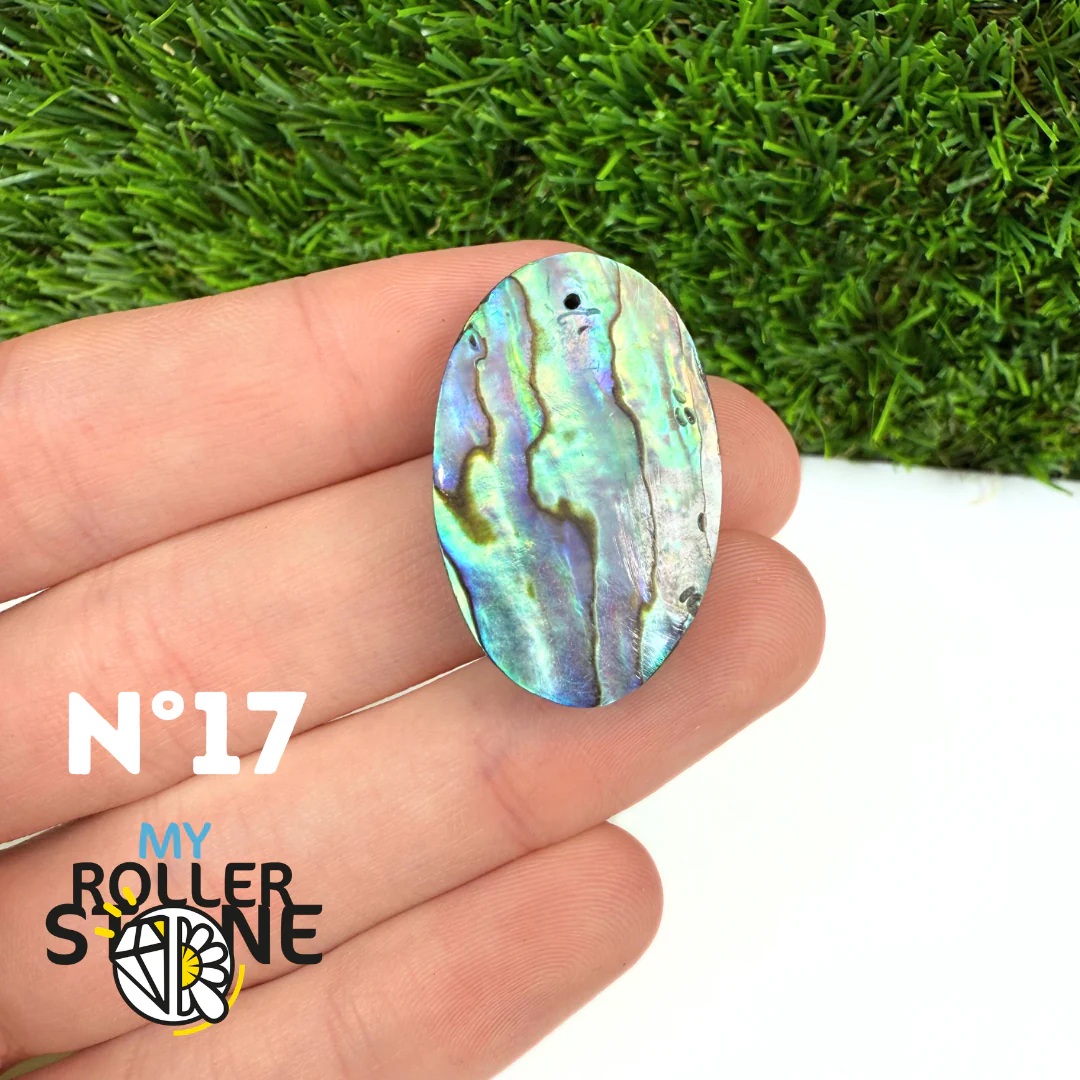 Pendentif en Abalone Forme Libre 5A - Image 20