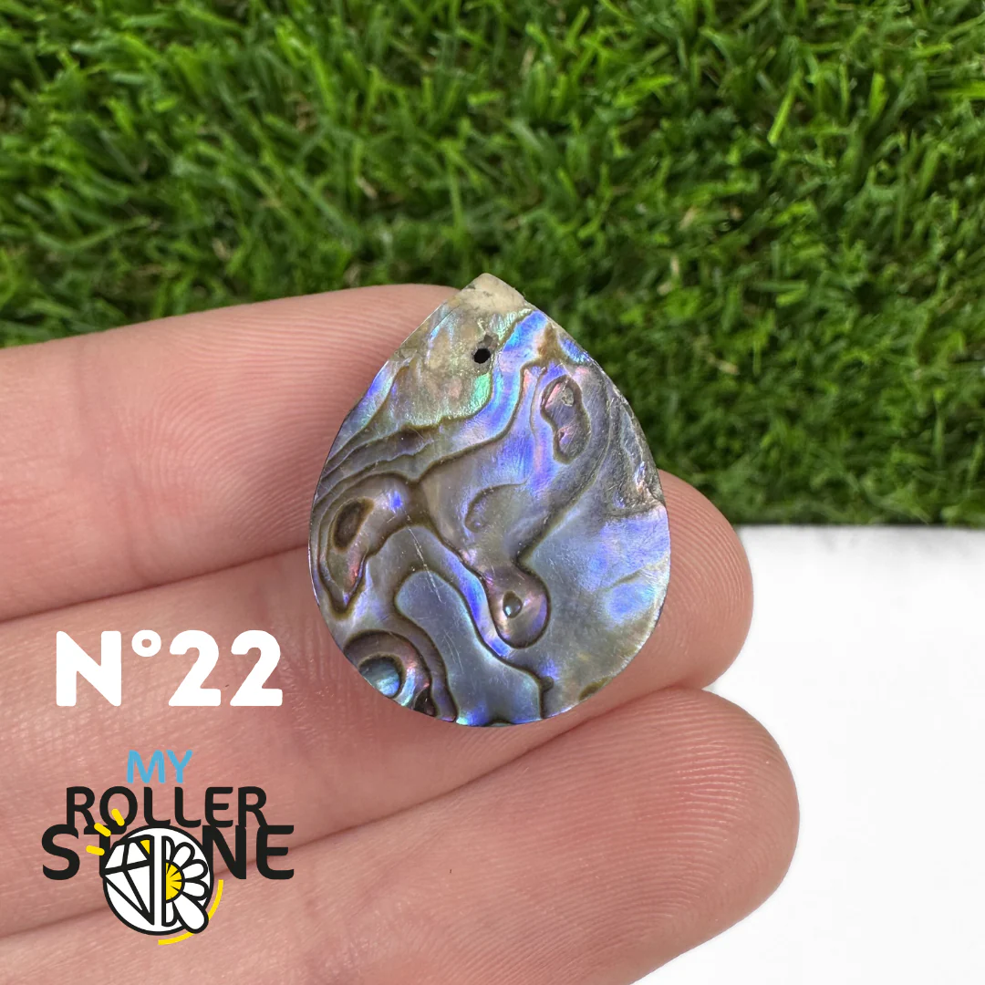 Pendentif en Abalone Forme Libre 5A - Image 25