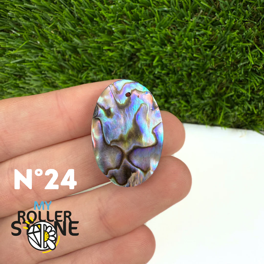 Pendentif en Abalone Forme Libre 5A - Image 27