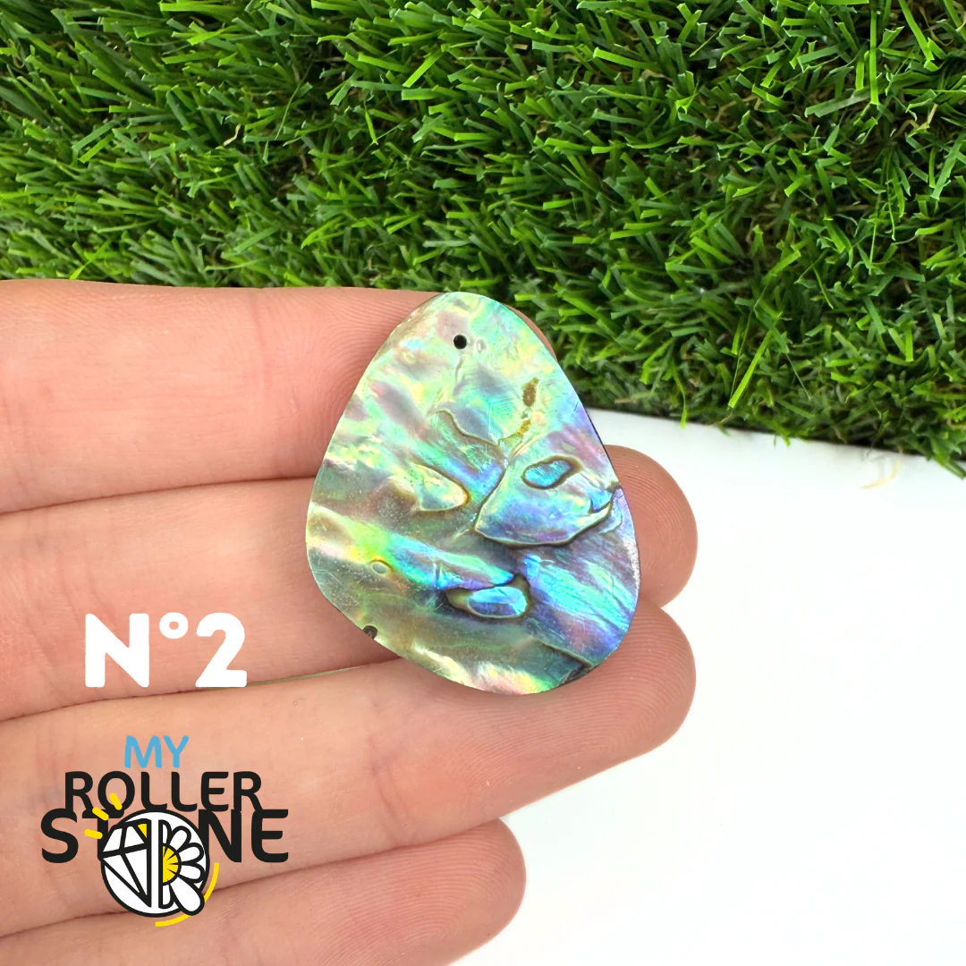 Pendentif en Abalone Forme Libre 5A - Image 5