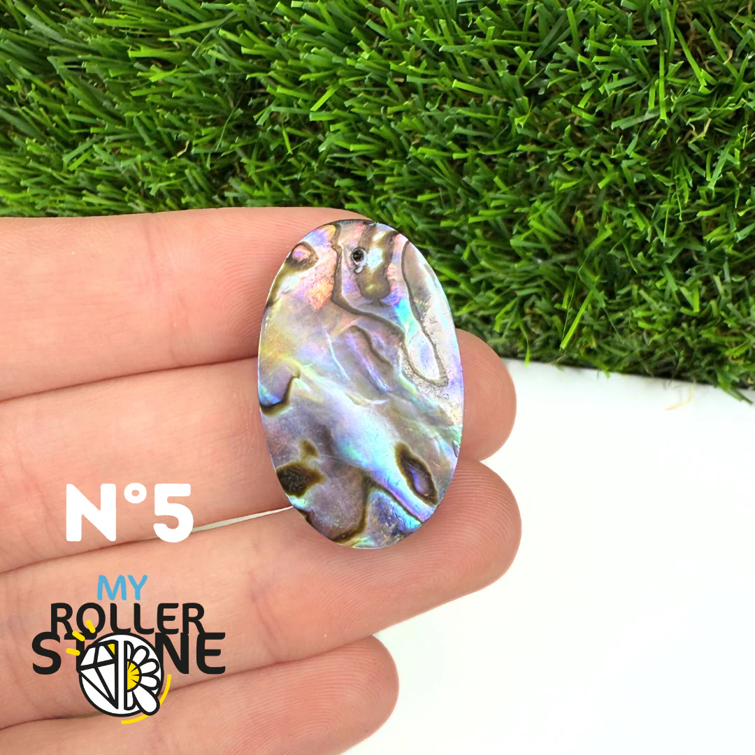 Pendentif en Abalone Forme Libre 5A - Image 8
