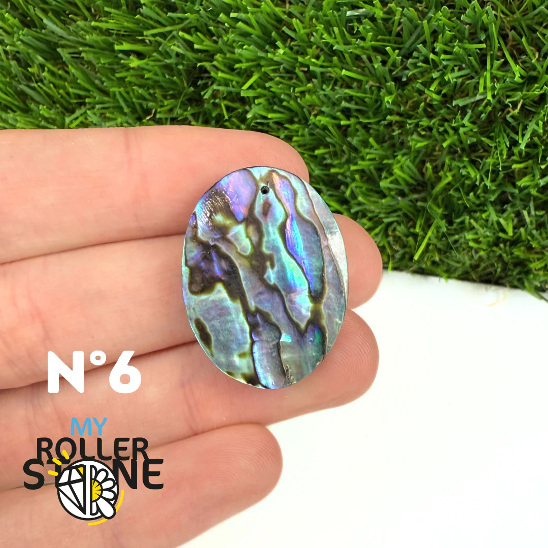 Pendentif en Abalone Forme Libre 5A - Image 9
