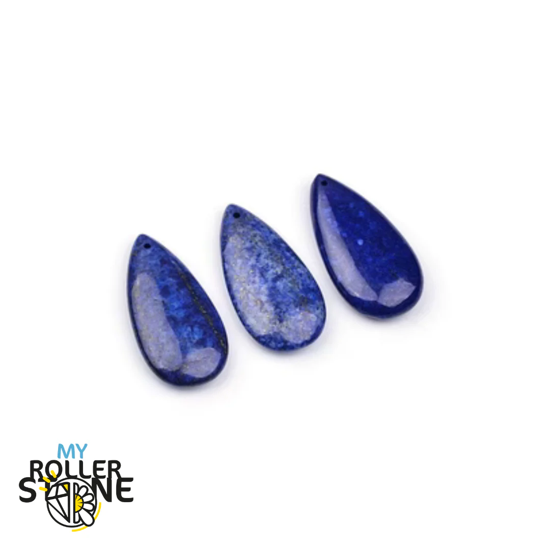 Pendentif Goutte (Labradorite, Lapis Lazuli, Oeil de Tigre, Bronzite) - Image 3