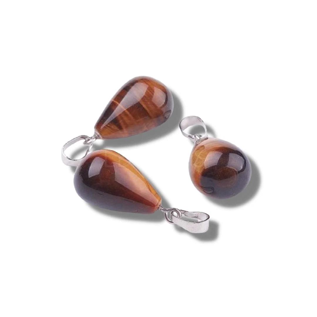 Pendentif goutte Oeil de tigre