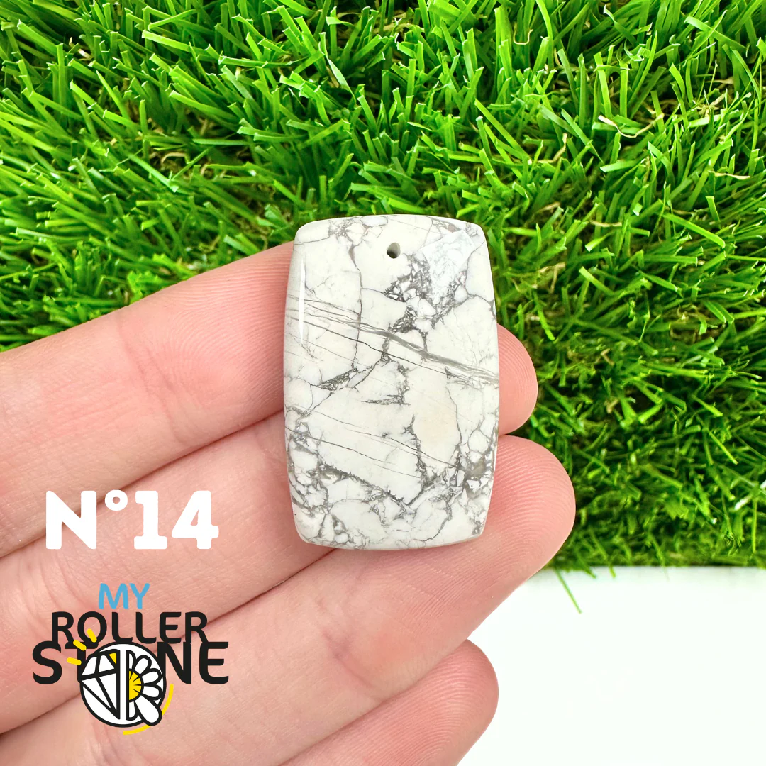Pendentif Howlite 5A - Image 10