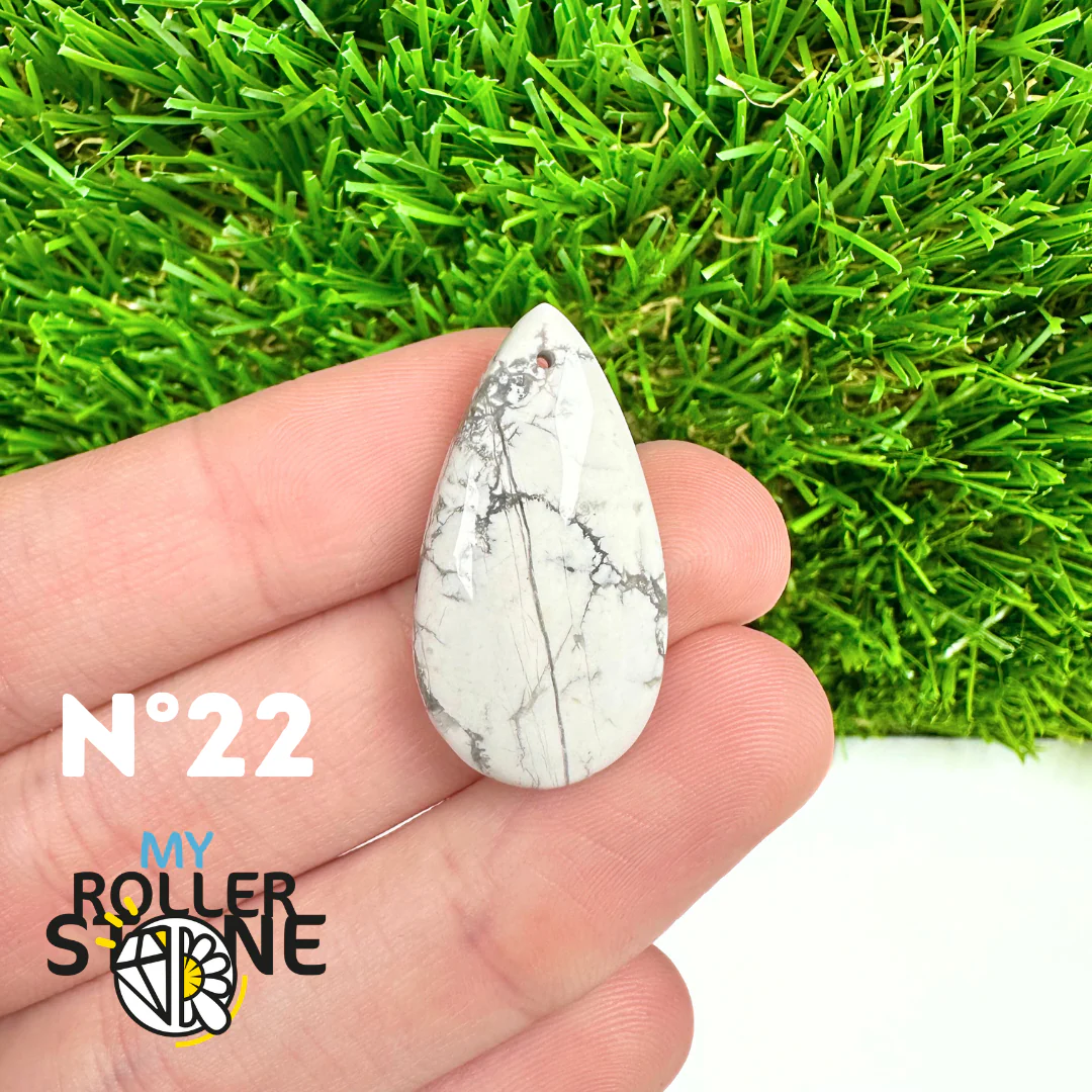 Pendentif Howlite 5A - Image 12