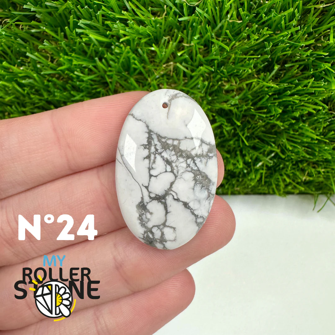 Pendentif Howlite 5A - Image 14