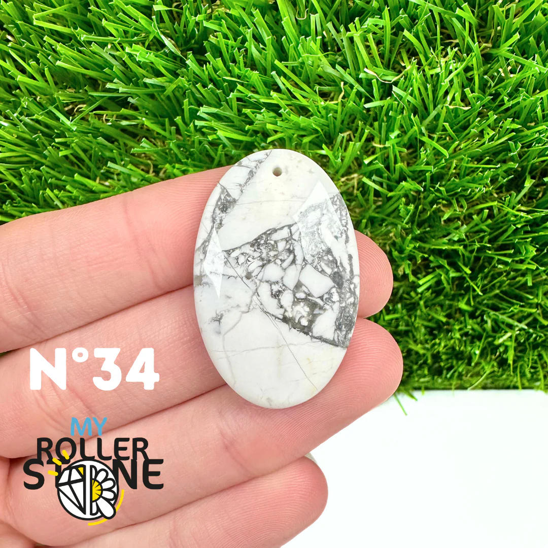 Pendentif Howlite 5A - Image 24