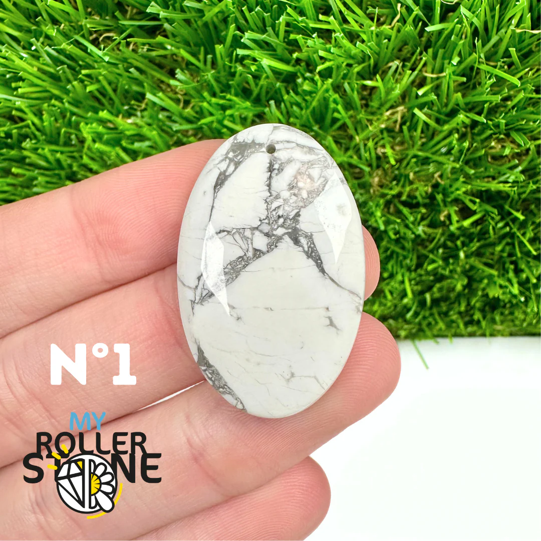 Pendentif Howlite 5A - Image 3
