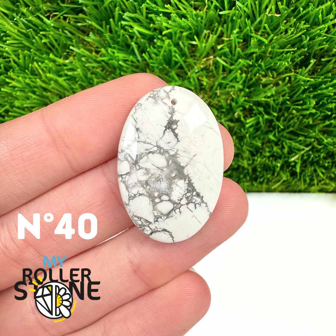 Pendentif Howlite 5A - Image 32