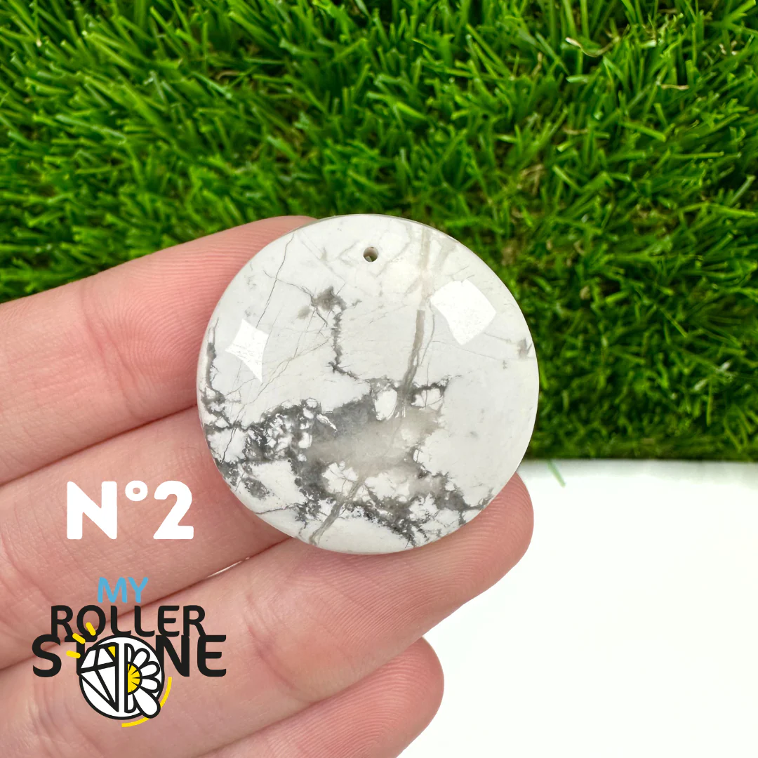 Pendentif Howlite 5A - Image 4