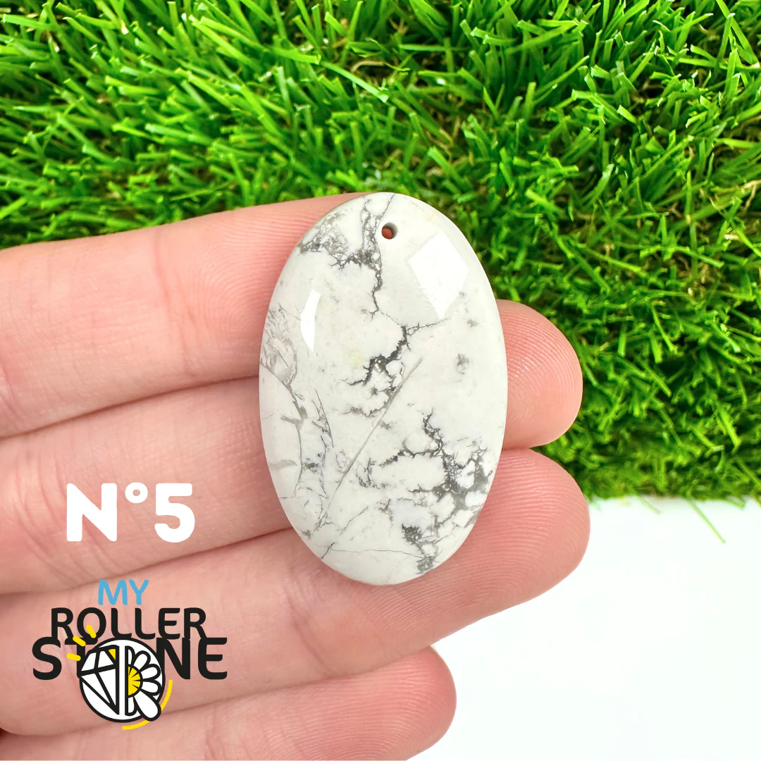 Pendentif Howlite 5A - Image 6