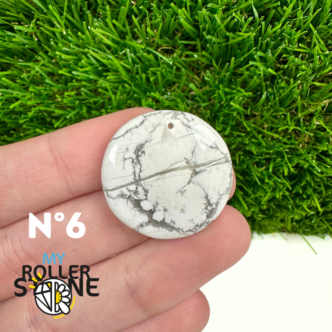 Pendentif Howlite 5A - Image 7