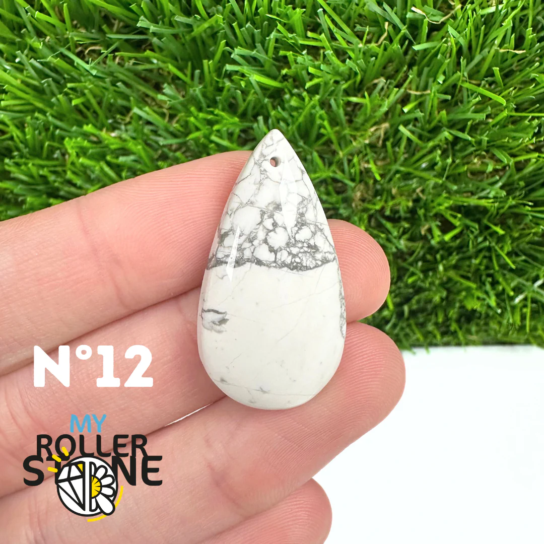 Pendentif Howlite 5A - Image 9