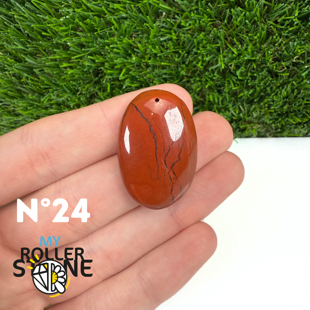 Pendentif Jaspe rouge 5A Percé - Image 26