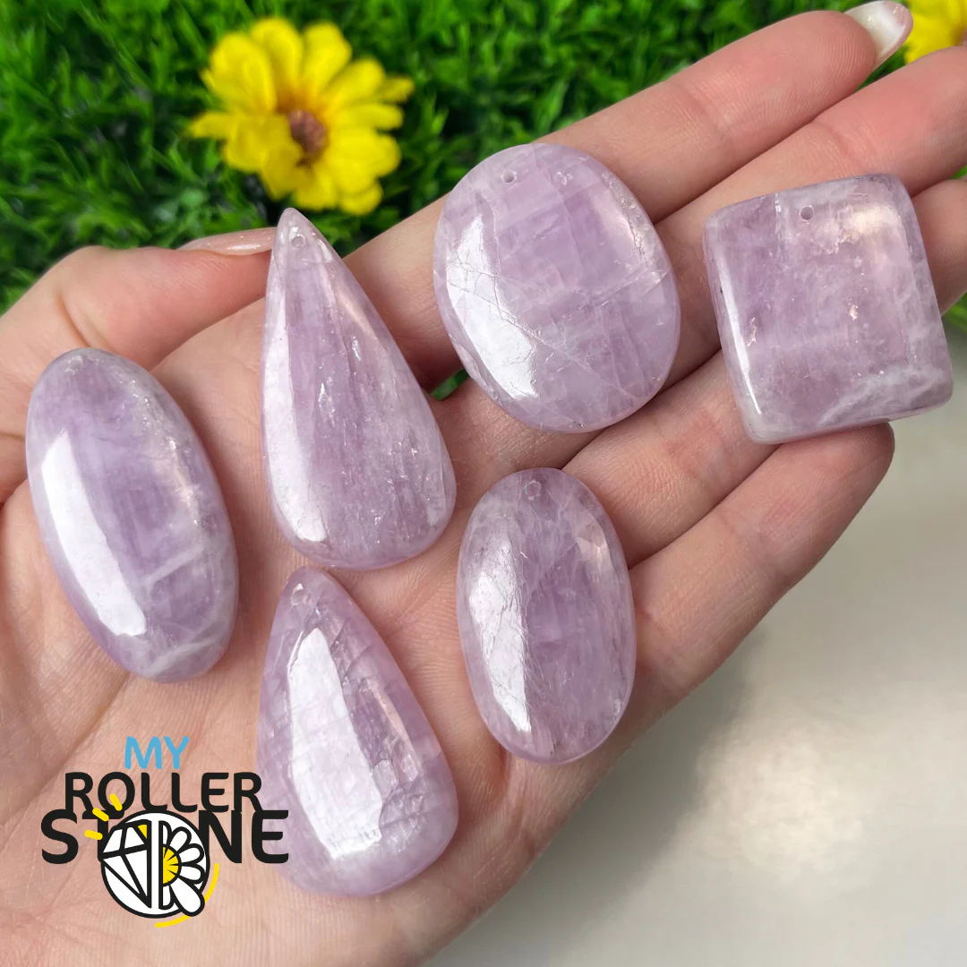 Pendentif Kunzite 5A percé