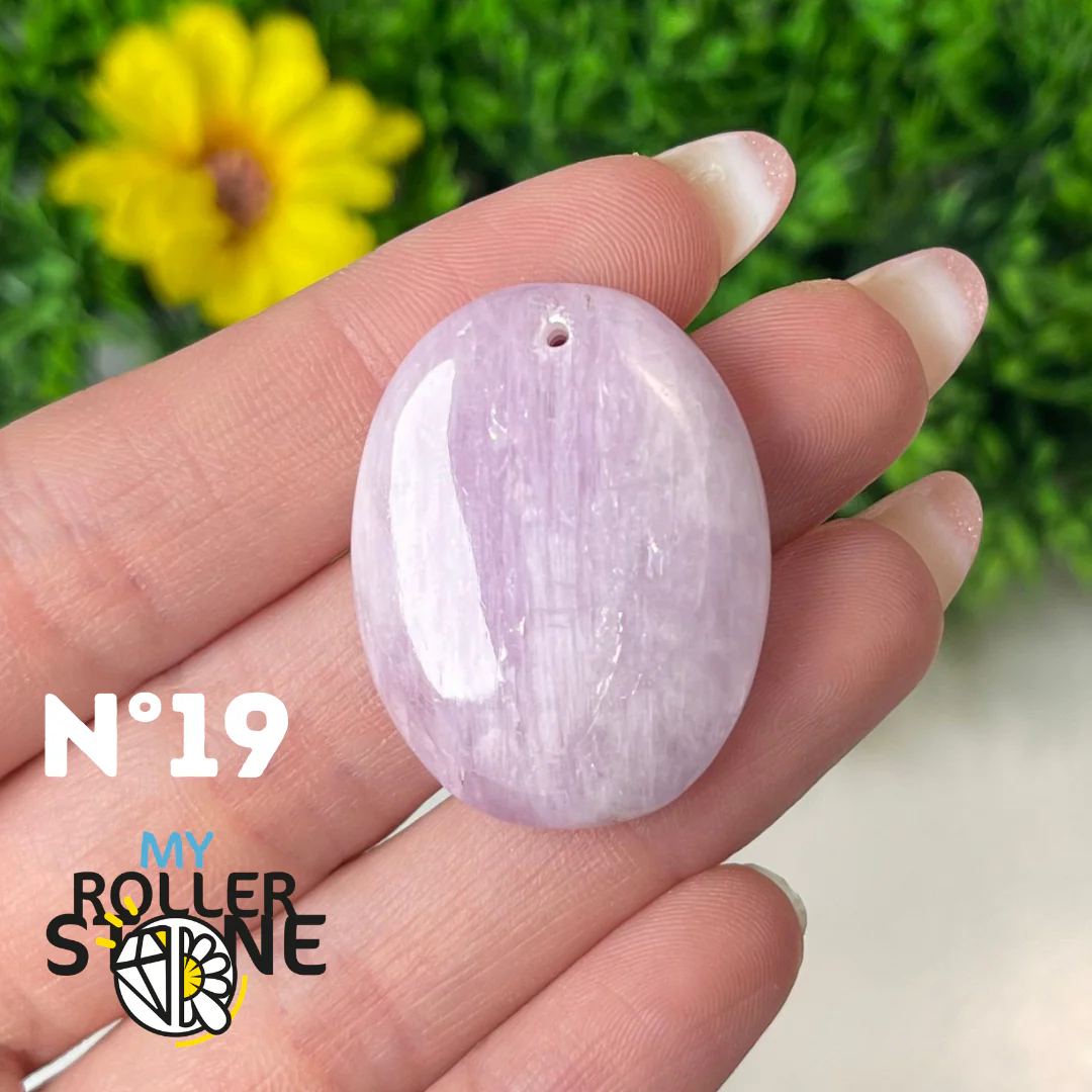 Pendentif Kunzite 5A percé - Image 12