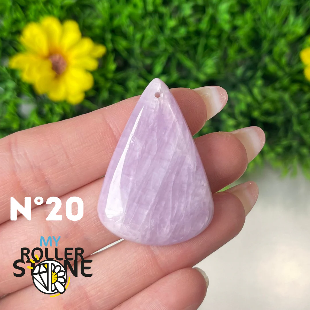 Pendentif Kunzite 5A percé - Image 13